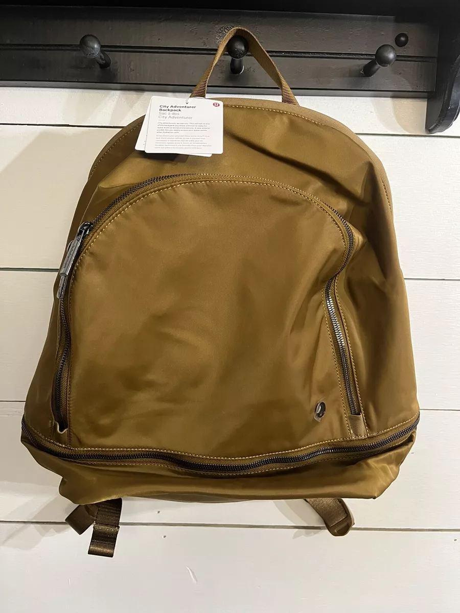 NWT Lululemon City Adventurer Backpack 20L Burnt Caramel Copper Brown Color