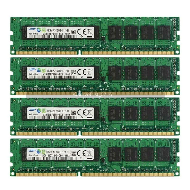 DDR3-1333 ECC 32GB/4x8GB PC3-10600E Ungepufferter UDIMM Speicher für HP Z220 SFF - Bild 2 von 4
