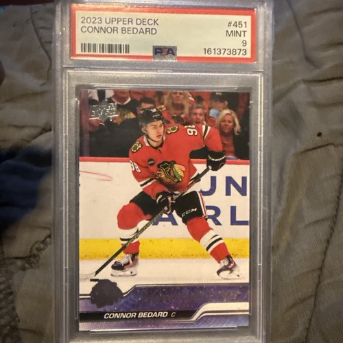2023-24 Upper Deck Series 2 - Young Guns Connor Bedard #451 (RC) PSA 9