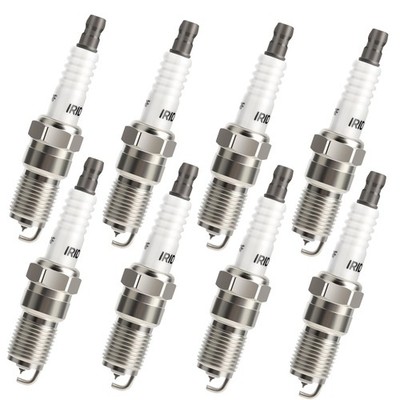 A-Naftuly Iridium Spark Plugs 8 Pack 7164 Tr55Ix Compatible 1997-2010 Ford F150