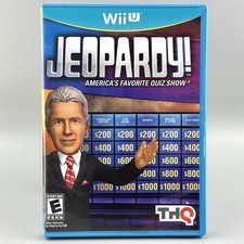 Jeopardy! (Nintendo Wii U, 2012) CIB Complete, Clean, Tested