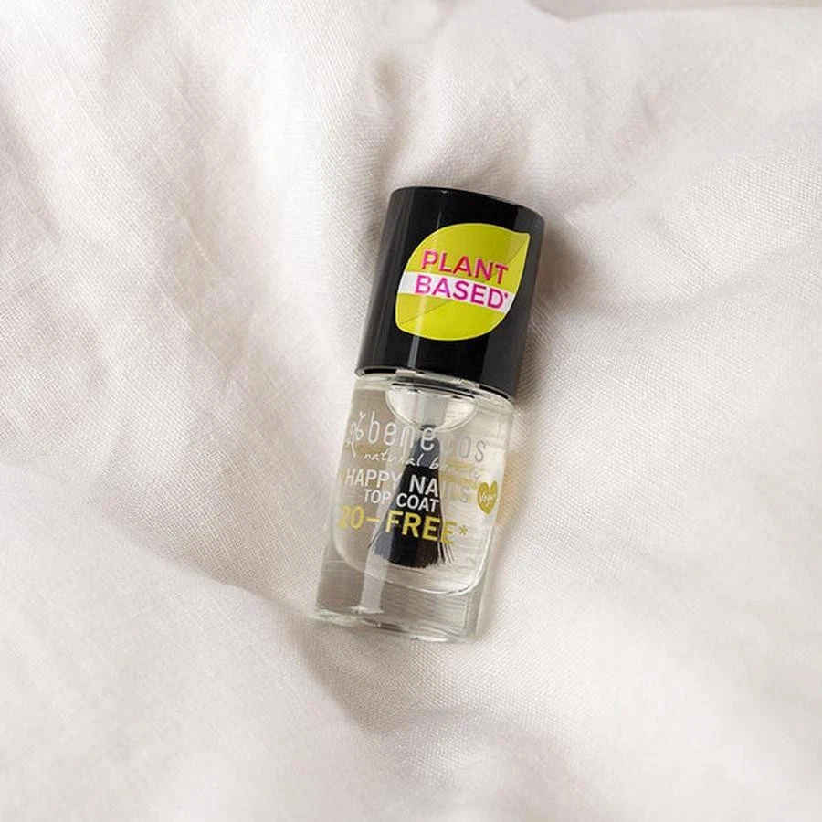 benecos Natural Beauty Nail Polish - Top Coat crystal Bio 5ml - Bild 2 von 3