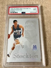 1998 Skybox Molten Metal Fusion John Stockton Utah Jazz Rare PSA 9 MINT