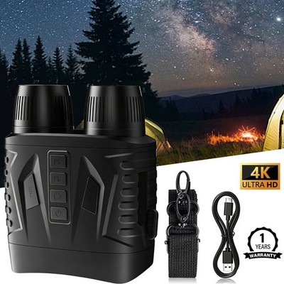 4K Night Vision Goggles-Night Vision Binoculars with 3'' IPS Screen for Hunting，k