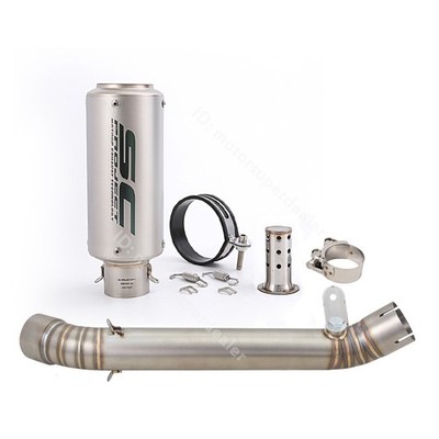 Ninja ZX10R 2011-2015 Slip for Kawasaki Exhaust Connect Link Pipe 60mm Muffler