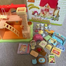 Heisei Retro Tottoko Hamtaro Ham House Figure Accessory Set JPN Limited Edition