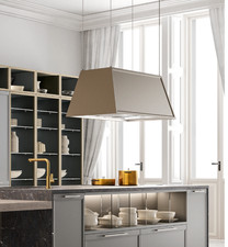 LUBE METIS  SOFFITTO 120 CM Cappa per cucina cm 120 isola ottone 03997384