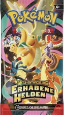 Pokémon Erhabene Helden Booster Deutsch Neu/...