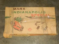 Marx Indianapolis Special #22855 Slot Car Track Set W/ 2 Cars Parts-Incomplete