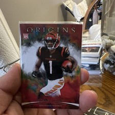 Panini 2021 Origins Ja'Marr Chase #112 Cincinnati Bengals NFL Rookie Card