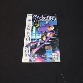 Nights Into Dreams Sega Saturn Not For Resale Version With Manual Untested