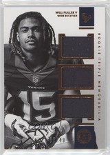 2016 Panini Encased Rookie Triple Memorabilia 35/49 Will Fuller V #27 gn1