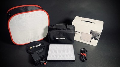 Aputure Amaran P60c 60W RGBWW LED Soft Light Panel Video Light W/ Soft box
