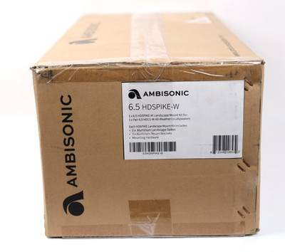 Ambisonic 6.5 HDSPIKE-W Ground Spike Mount - White w263