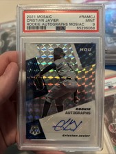 2021 Panini Mosaic - Rookie Autographs Mosaic Cristian Javier #RAM-CJ (AU, RC)