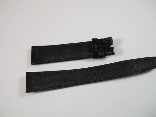 CONCORD SWISS HERREN ECHT KROKODIL 21 MM SCHWARZ UHRENARMBAND