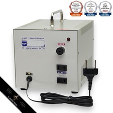 NISSYO industry Step Down Transformer NDF-1500EX 230-240V to 100V 1500W NISSHO