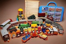 Thomas the Train Lot Wooden  Diecast Cars Case Track Etc Huge Lot  Multi Sets