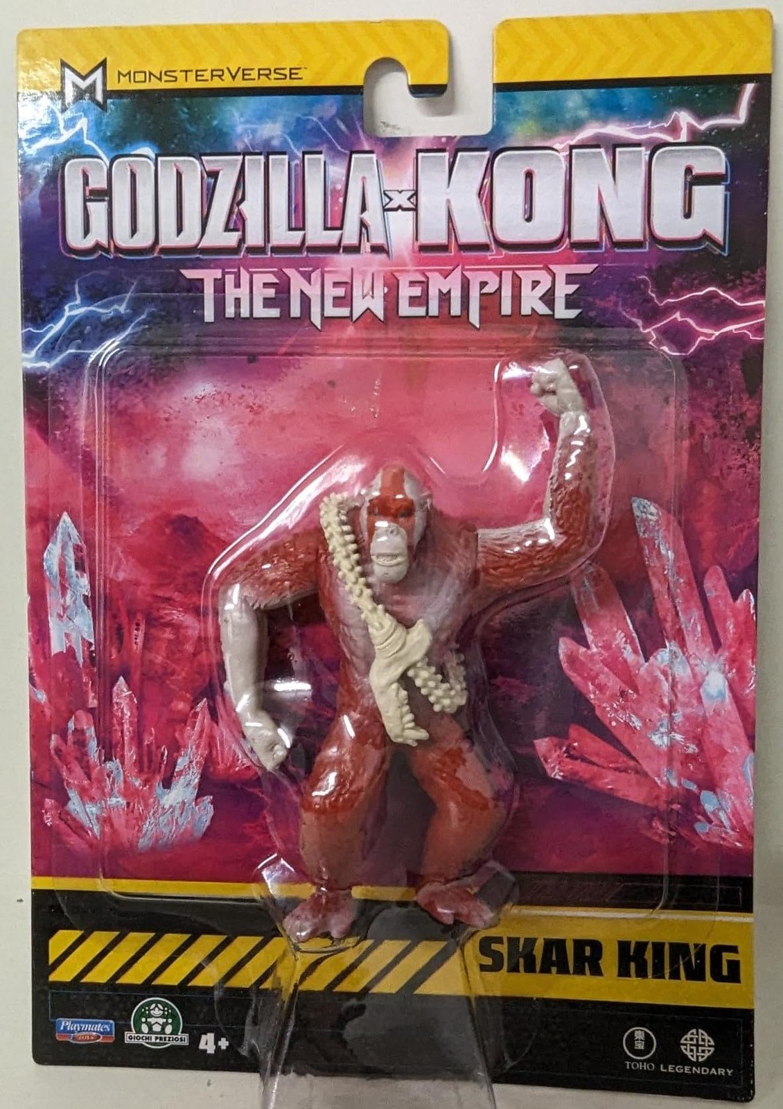 MonsterVerse Годзилла x Конг: Новая Империя, 3,25-дюймовая фигурка Короля Скара