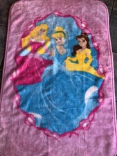 Disney Princess Throw blanket Micro Raschel plush infant babylight pink Acrylic