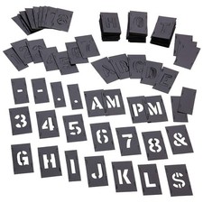 C.H. HANSON 10189 Stencil Set,Letters,Plastic,PK3 3VCZ1