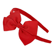 Bow Headband for Women and Girls, Large Fashion Hair Band Cute Red Bow Headband