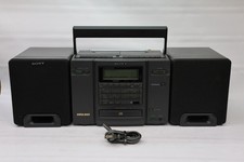 Sony Boombox CFD-767 Mega Bass CD/Cassette/Radio For Parts/ Repair ONLY