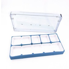 5 Grids Plastic Storage Box For Watch Movement Parts Accessories Container Box