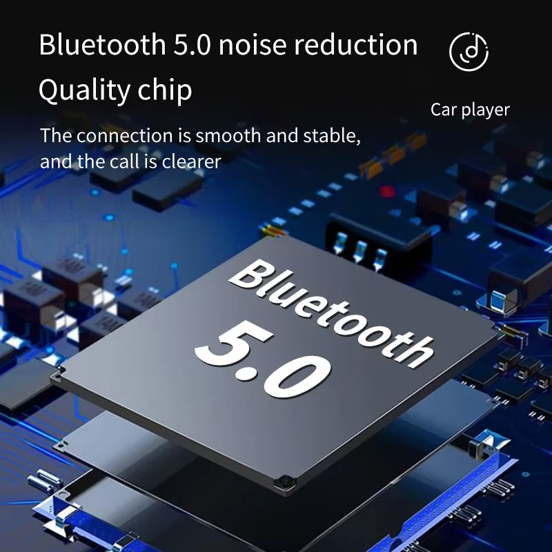 Bluetooth 5.0 Fm Transmitter Radio Handsfree Car Kit Dual USB Charger Car Mp3 Pl - Bild 3 von 4
