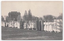 RPPC 1912 MAY DAY Fete Parade Iowa State Campus Ames Walpurgis Witches Costumes