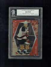 2000 In the Game Jason Arnott 2 Color GU Stick #78/90 ULTIMATE MEMORABILIA RARE