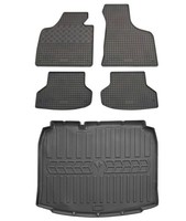 Gummi FußMatten Kofferraumwanne FüR Audi A3 8P 8PA 2003-2012 Gummimatten Set