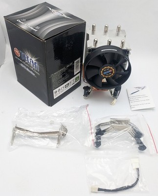 Titan  Copper Heatpipe Intel LGA 775/1156/1366 CPU Cooler, 95mm Ball Bearing Fan