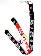 Portland Trail Blazers Lanyard Keychain, 2-Tone Design, Double Sided...