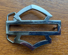 Harley-Davidson Heavy Metal Gürtelschnalle Guss Chrom Finish Motorrad Biker