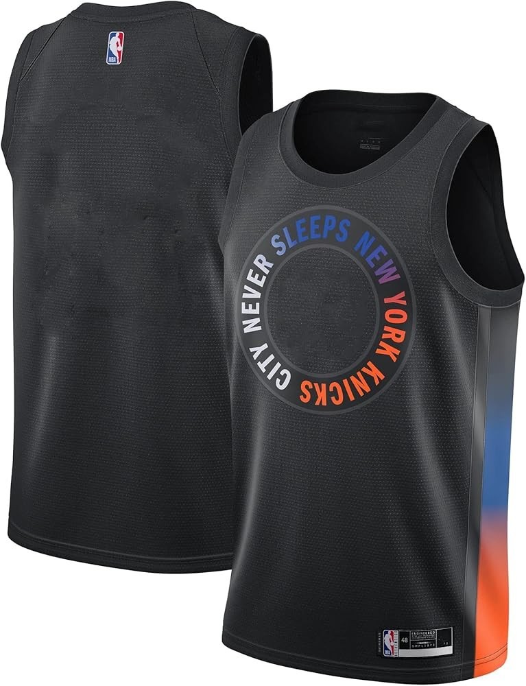 Nike New York Knicks City Never Sleeps NYC Edition Blank Jersey