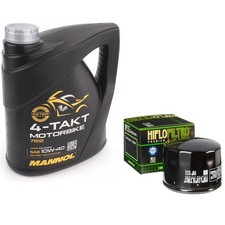 304cc 4 Cylinder 4T Oil and Filter Kit Mannol Semi Synt 10w40 4L Benelli 1984 7.50 per litre