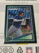 2025 Panini Donruss - Kellen Lindsey Black Circle Prizm Rated Prospect #191 