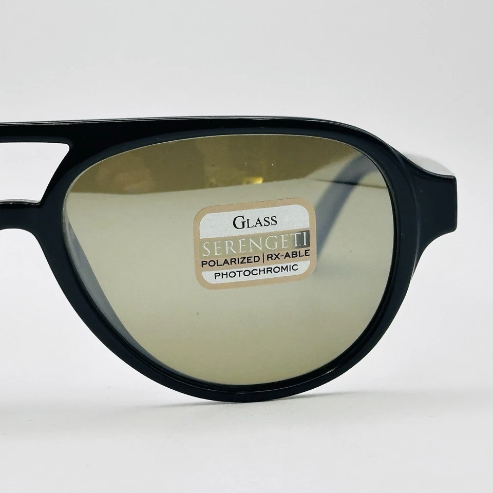 Serengeti Sunglasses For Women And Men Oval Brown Polarized Photochromic Giorgio - Image 2 of 4
