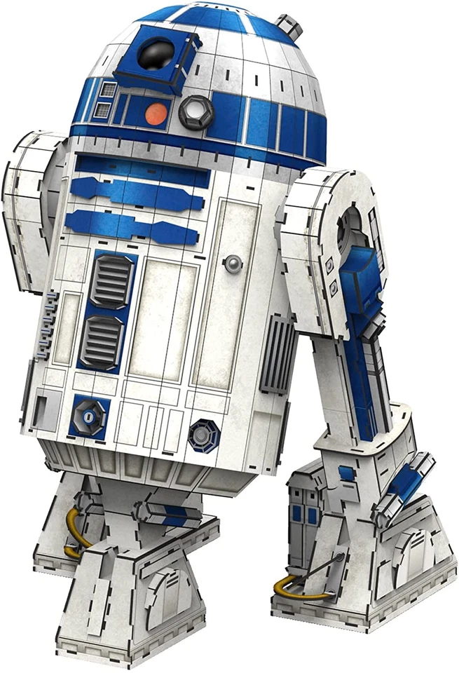 Kit Modelo Star Wars R2-D2 Juegos Universitarios, Gris y Azul Foto 4 de 4