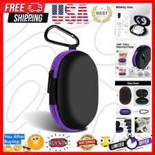 Oval Earbud Case Portable EVA Carrying Case Storage Bag Cell Phone Accessorie...