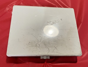 Miele Original Ersatzteil - Abflussfilter Abdeckklappe weiß W3214 Waschmaschine