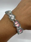 Bazo 1199 St Valentines Cat clear charm Bracelet