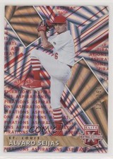 2019 Panini Elite Extra Edition Aspirations Red 132/150 Alvaro Seijas #158 z7h