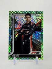 2025 Topps Chrome Formula 1 F1 Esteban Ocon Portrait Green Checker /99 #13
