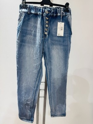 NAiiF Stretch Jeans Hose Damen Blau Gr.M 38 Neu mit Etikett Lange 93cm