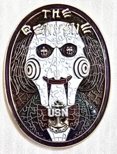 Amazing 3.5" USN Navy Chiefs Pride CPO Challenge Coin "The Genuine"