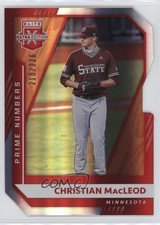 2021 Elite Extra Edition Prime Numbers C Die-Cut 210/226 Christian Macleod 1c0s