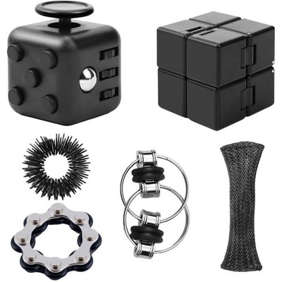 6 Stück Fidget Toys Set, Anti-Stress Würfel Spielzeug, Infinity Cube Spielzeug