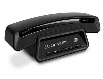 ePure Premium - Schnurloses Festnetztelefon DECT mit Anrufbeantworter - Vinta...